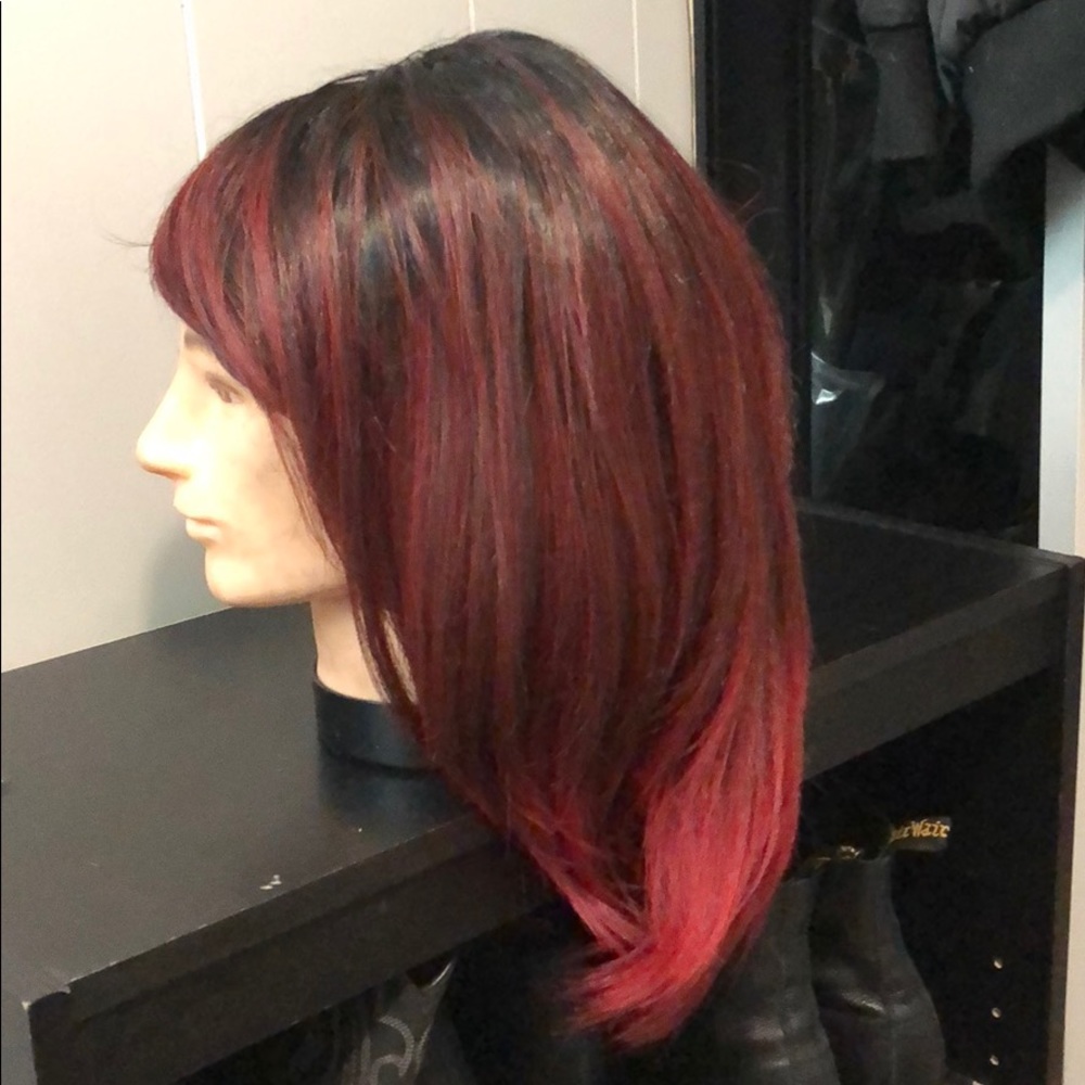 Red Ombré Wig